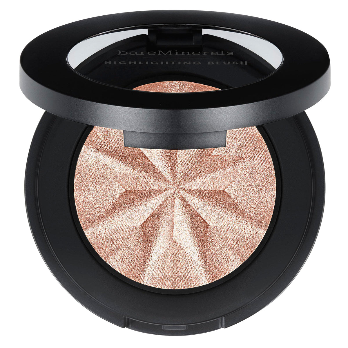 bareMinerals front compact view showing Opal Glow blush highlighting sheen