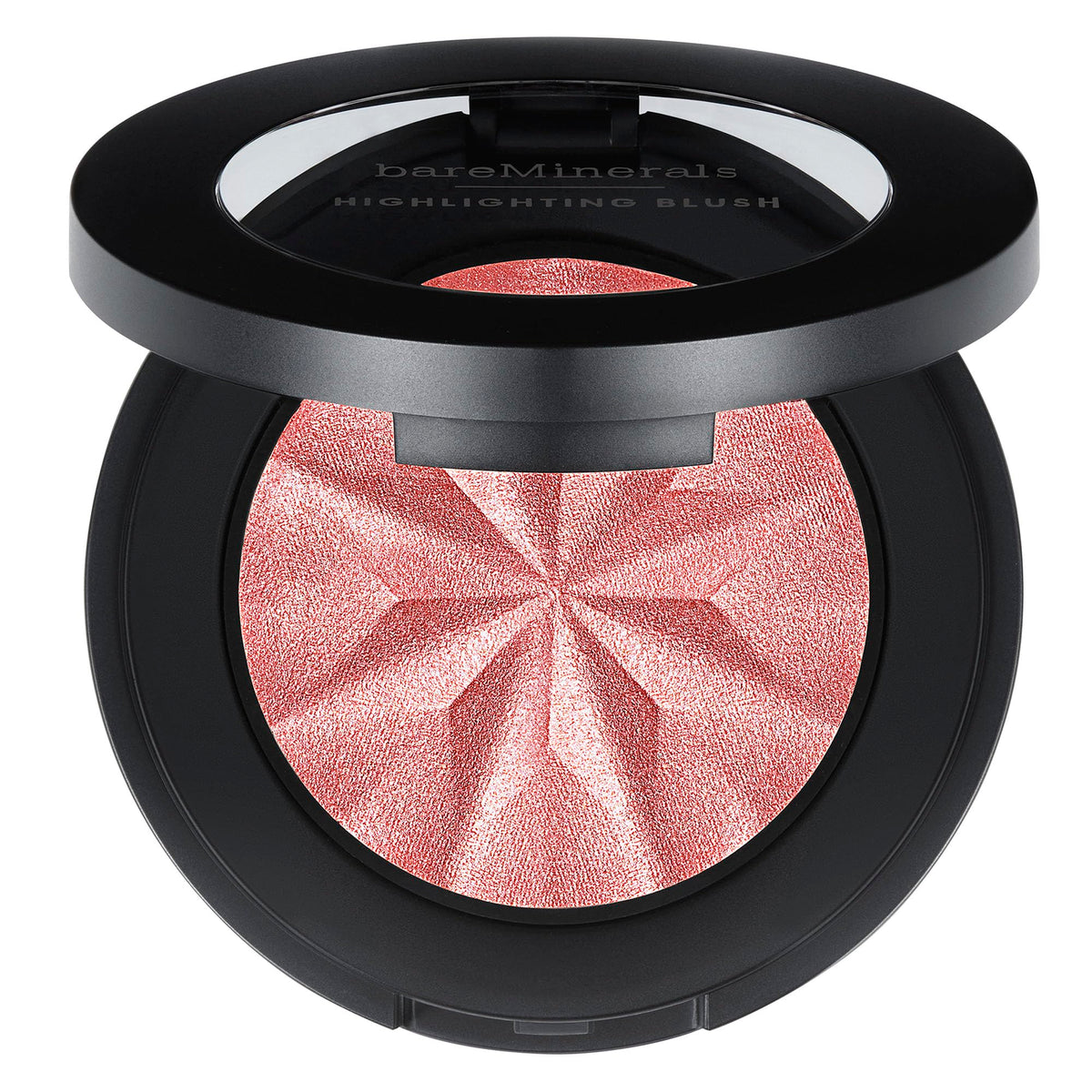 bareMinerals compact closed showing clean minimalist branding and travel-friendly design