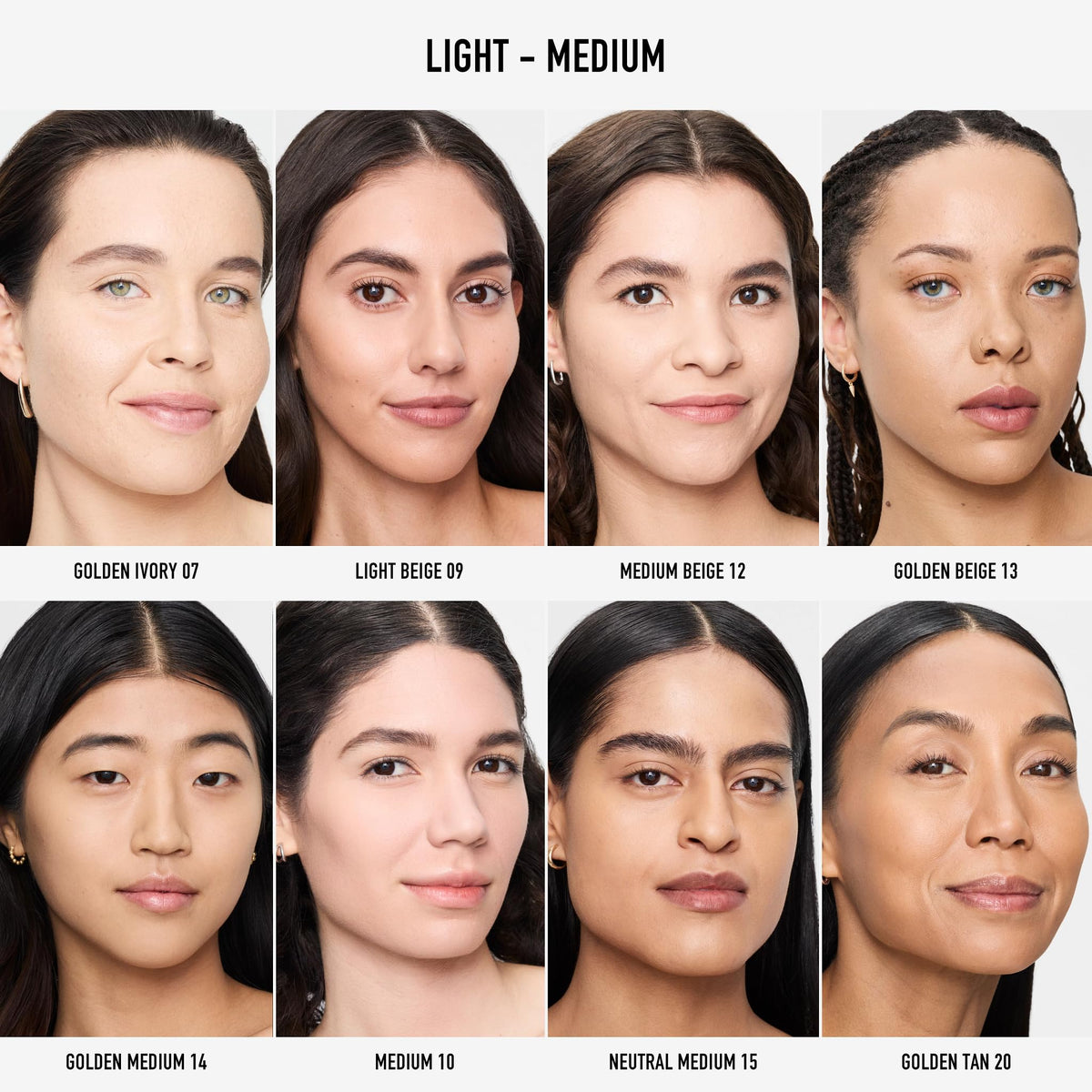 bareMinerals close-up of ingredient list emphasizing clean vegan, talc-free formulation