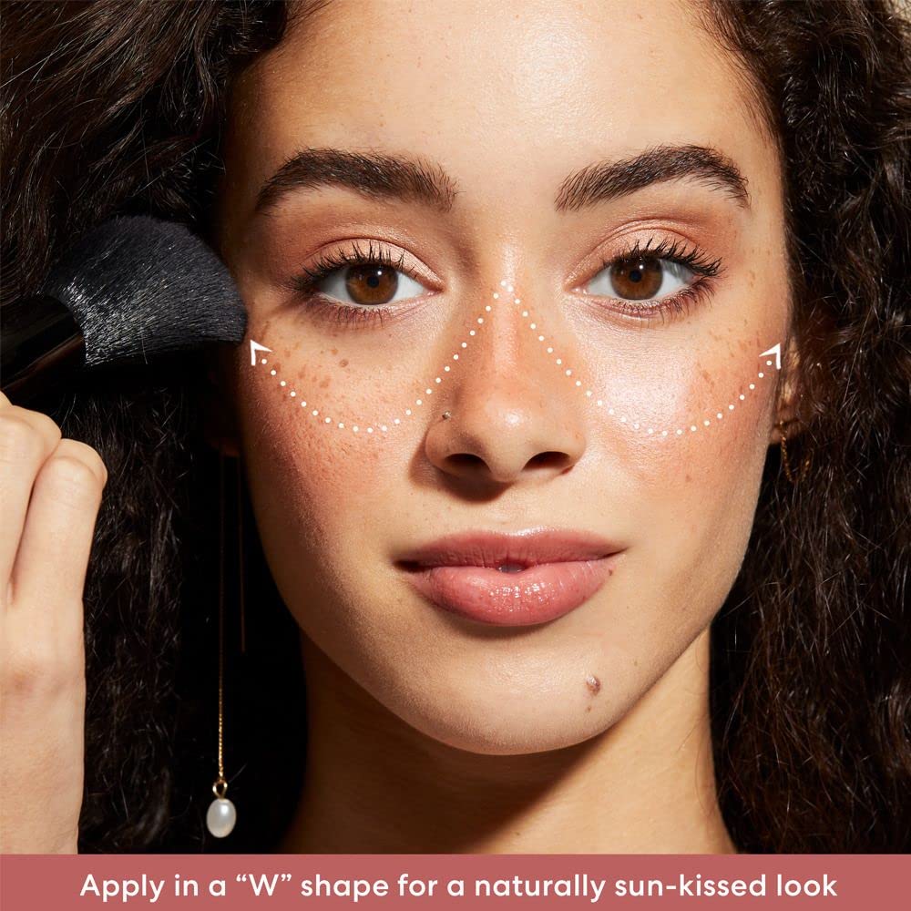 bareMinerals two shades layered to show customizable warmth and depth