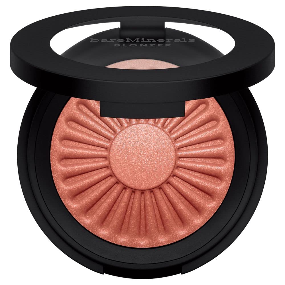 bareMinerals front pan of Kiss of Copper showing rosy-bronze shade and finish