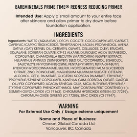 bareMinerals on a bathroom vanity staged with skincare for everyday routine