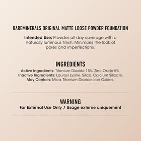 bareMinerals worn in a lifestyle shot for a natural matte everyday look