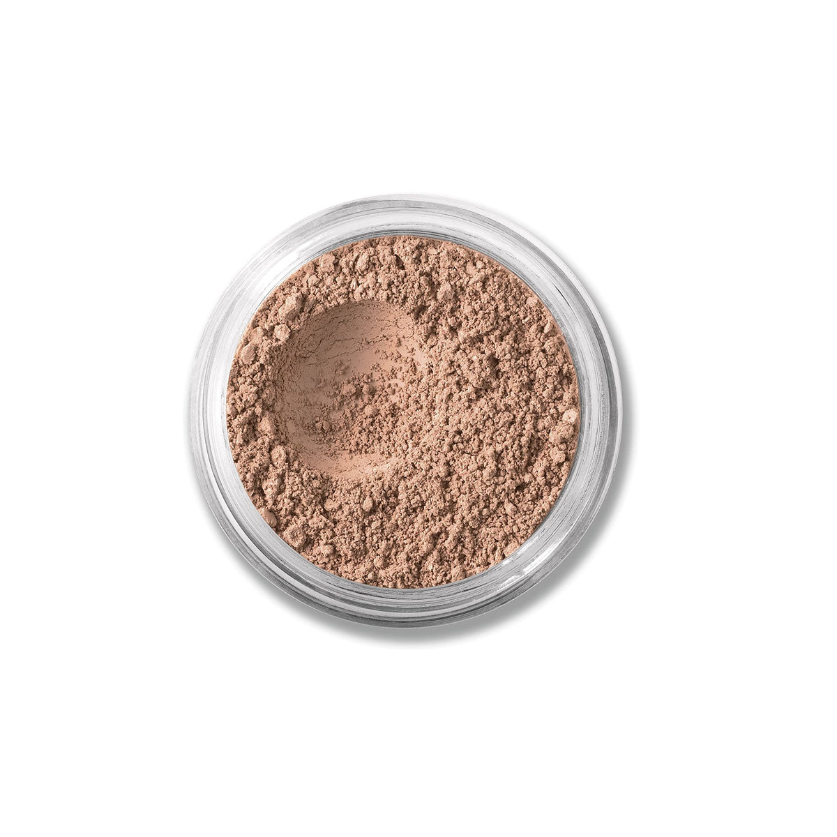 bareMinerals front packaging showing product jar and label benefit lightweight coverage