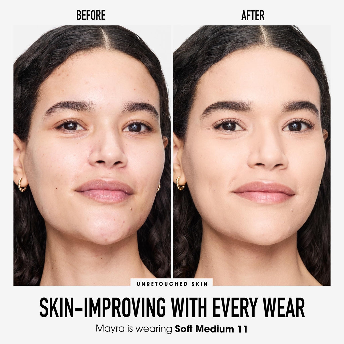 bareMinerals loose powder texture close-up highlighting silky, blendable finish