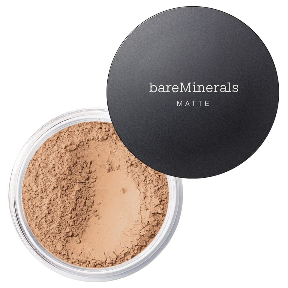 bareMinerals front packaging showing vegan matte foundation and brand clarity