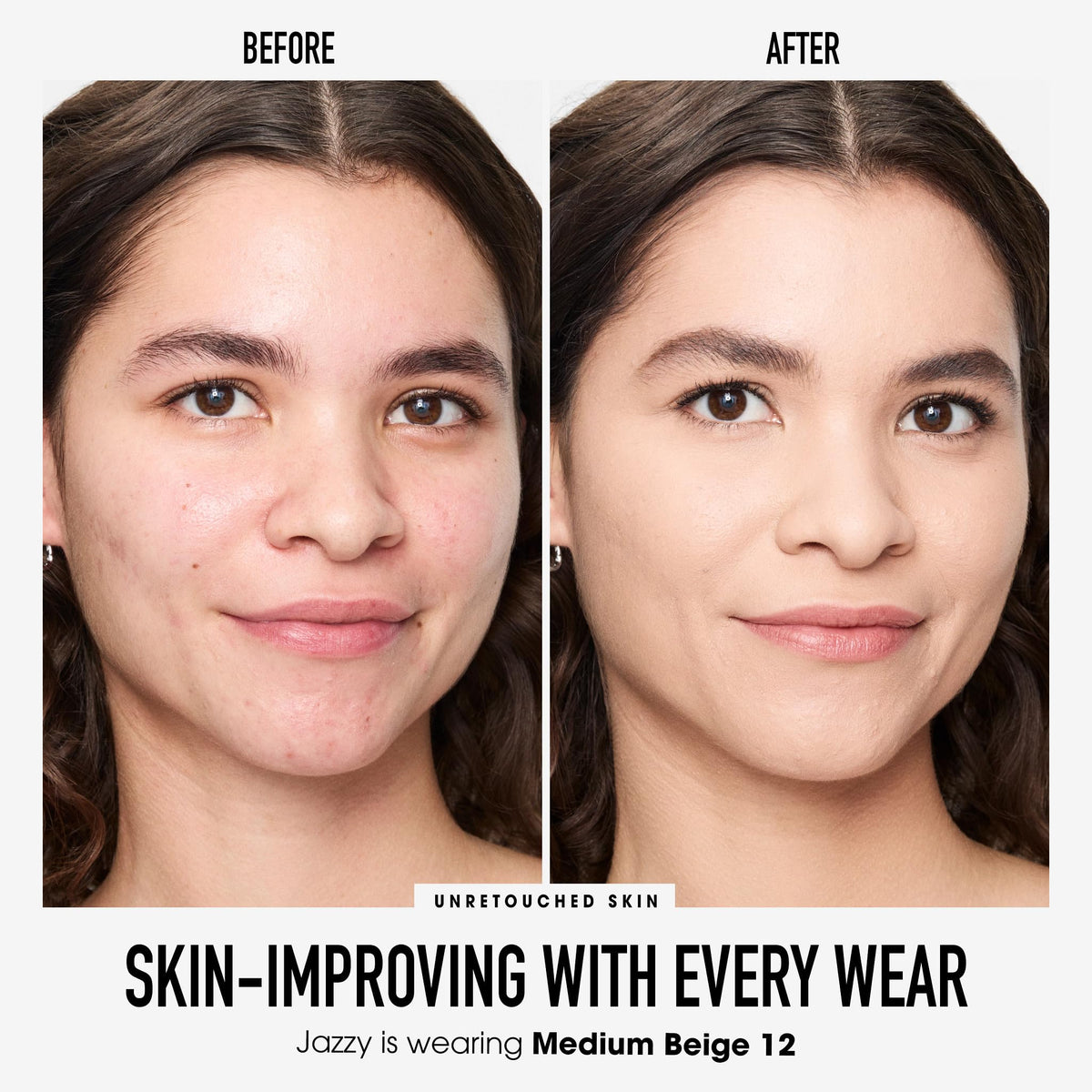 bareMinerals open jar revealing loose powder for effortless application