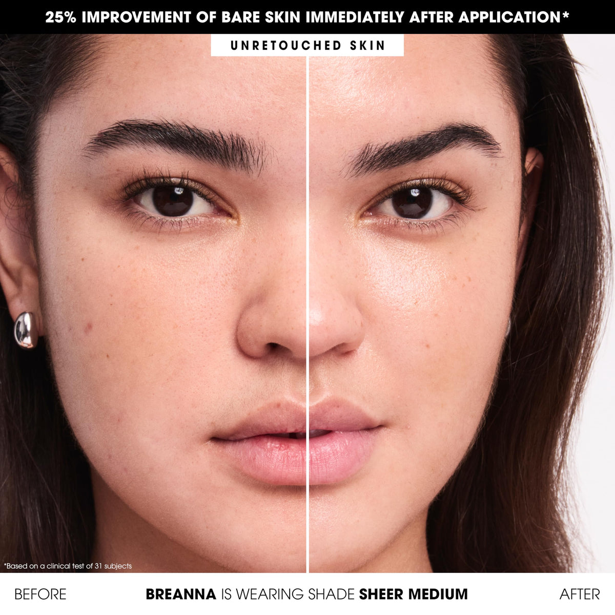 bareMinerals pump dispensing lightweight sunscreen texture for quick-absorbing hydration