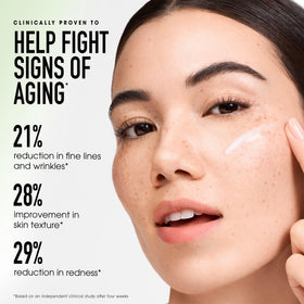 bareMinerals serum texture on hand illustrating lightweight hydration and quick absorption benefit