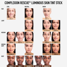 bareMinerals size comparison in hand displaying compact, portable convenience benefit