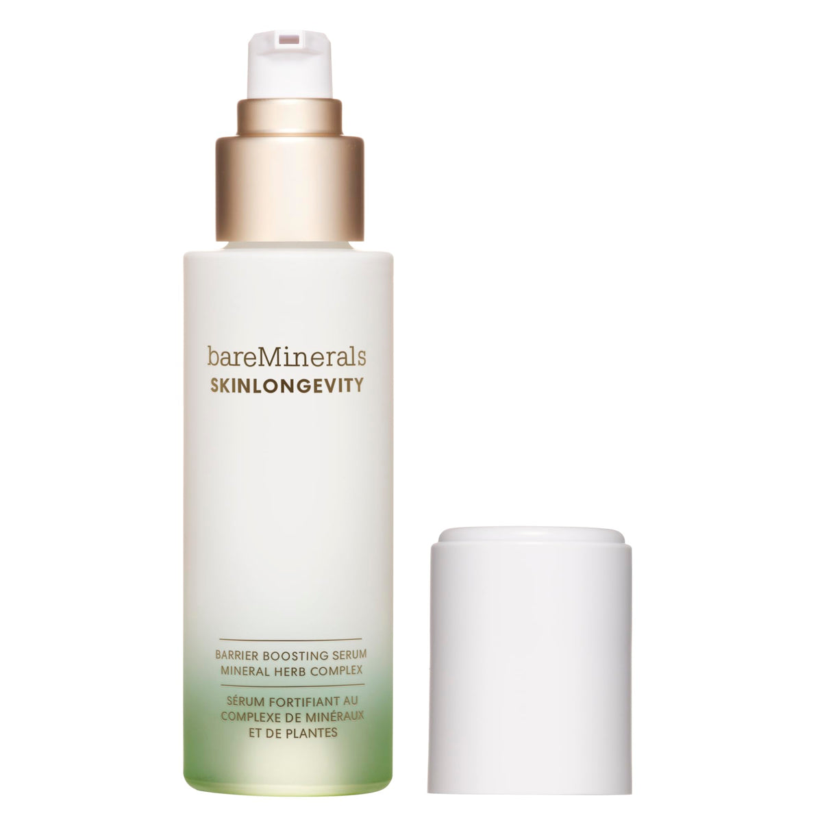 bareMinerals bottle front packaging showing label and 50ml size for clear identification and trust