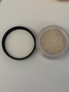 bareMinerals SPF 15 label detail indicating mineral sun protection