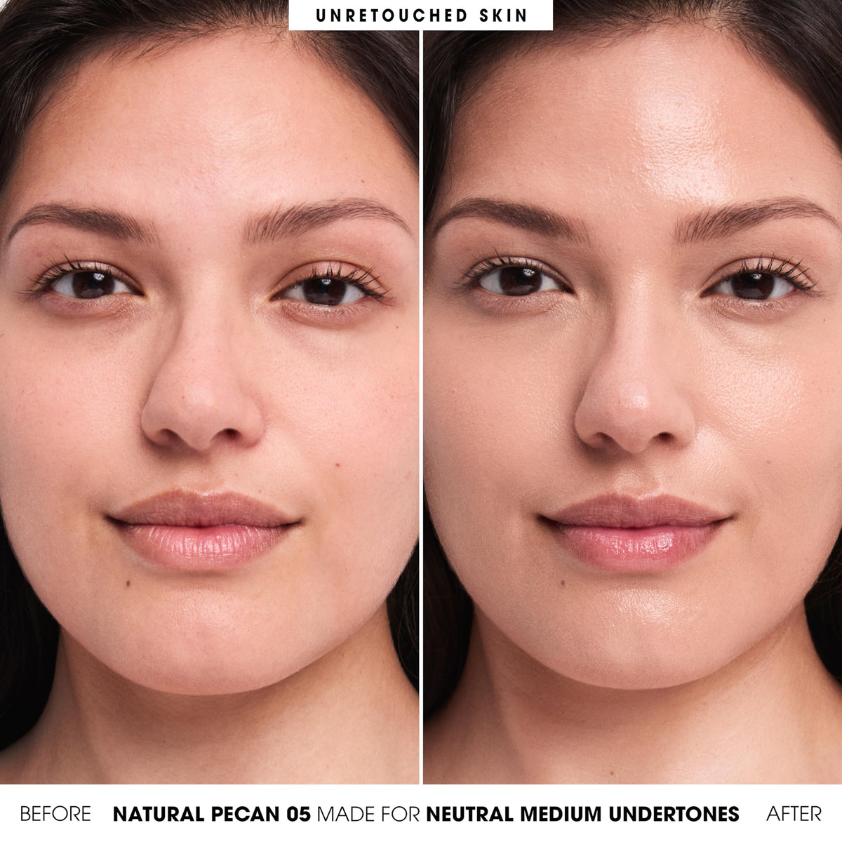 bareMinerals stick texture close-up revealing creamy finish benefit: smooth-blendability