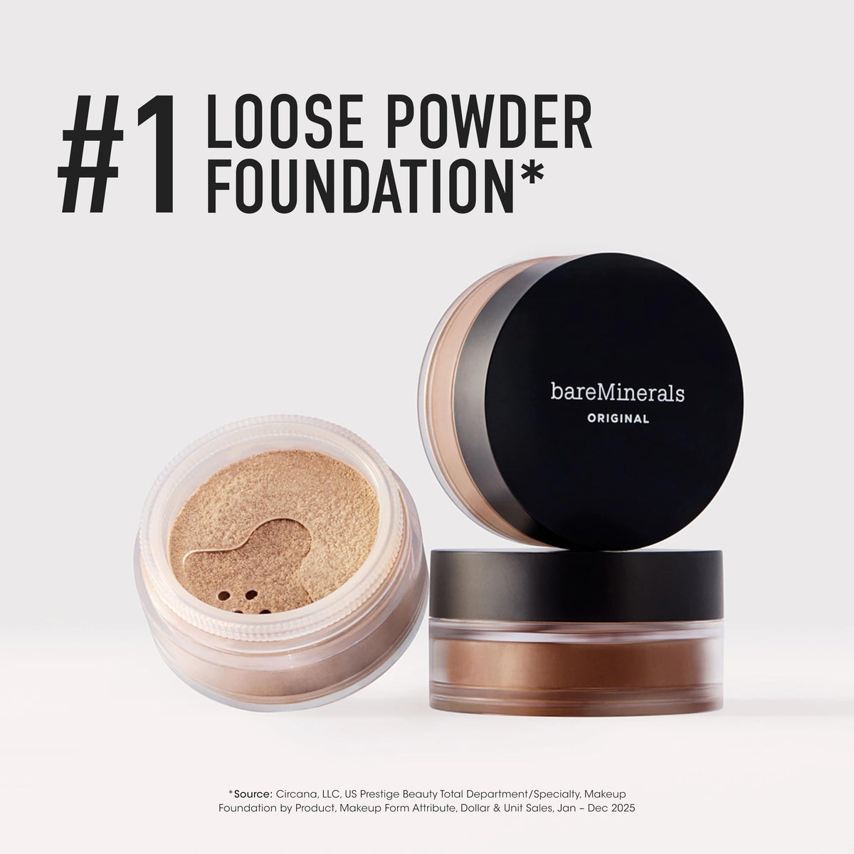 bareMinerals swatch on forearm illustrating true Medium Beige 12 tone