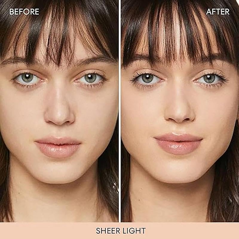 bareMinerals close-up texture of pressed powder highlighting smooth finish benefit