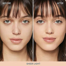 bareMinerals close-up texture of pressed powder highlighting smooth finish benefit
