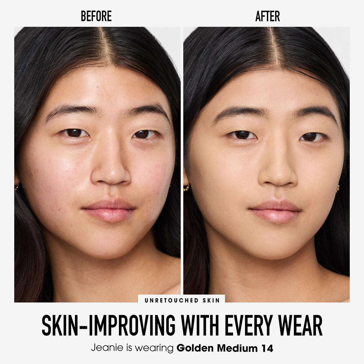 bareMinerals close-up powder texture highlighting fine minerals for smooth finish