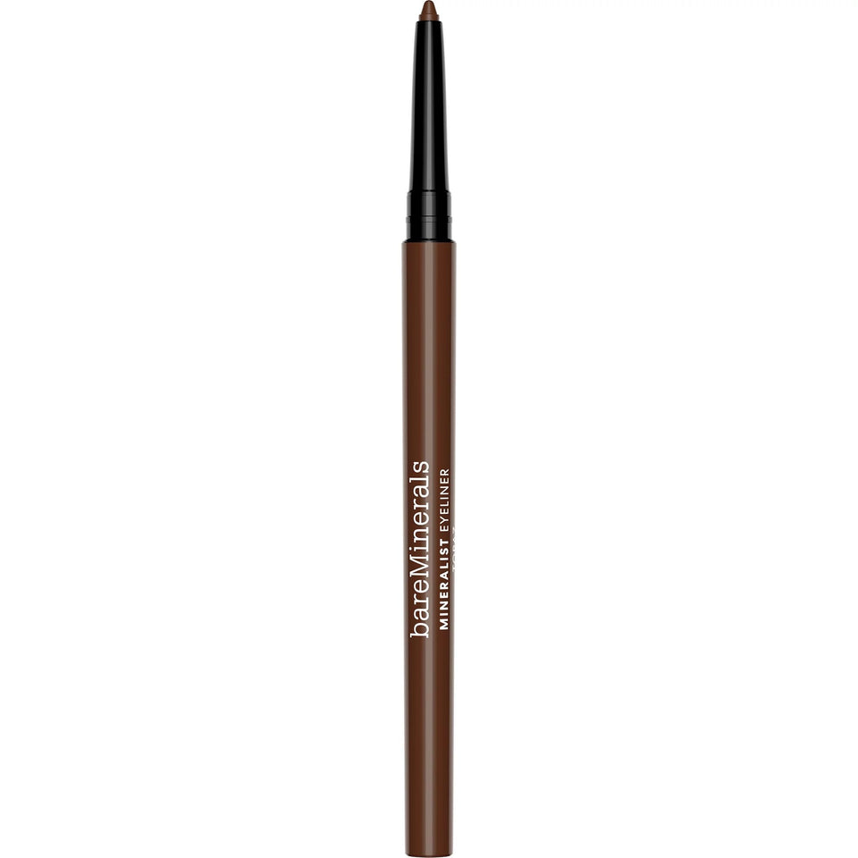 bareMinerals front packaging showing Topaz shade and sleek design benefit: clear product ID