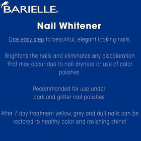 Barielle before and after nail swatch showing brighter nails