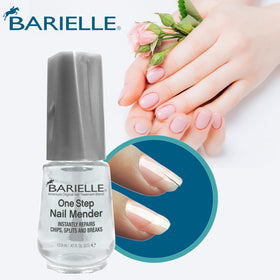 BARIELLE used as base under polish for smoother manicure