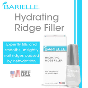 BARIELLE brush applying base coat for even nail coverage benefit