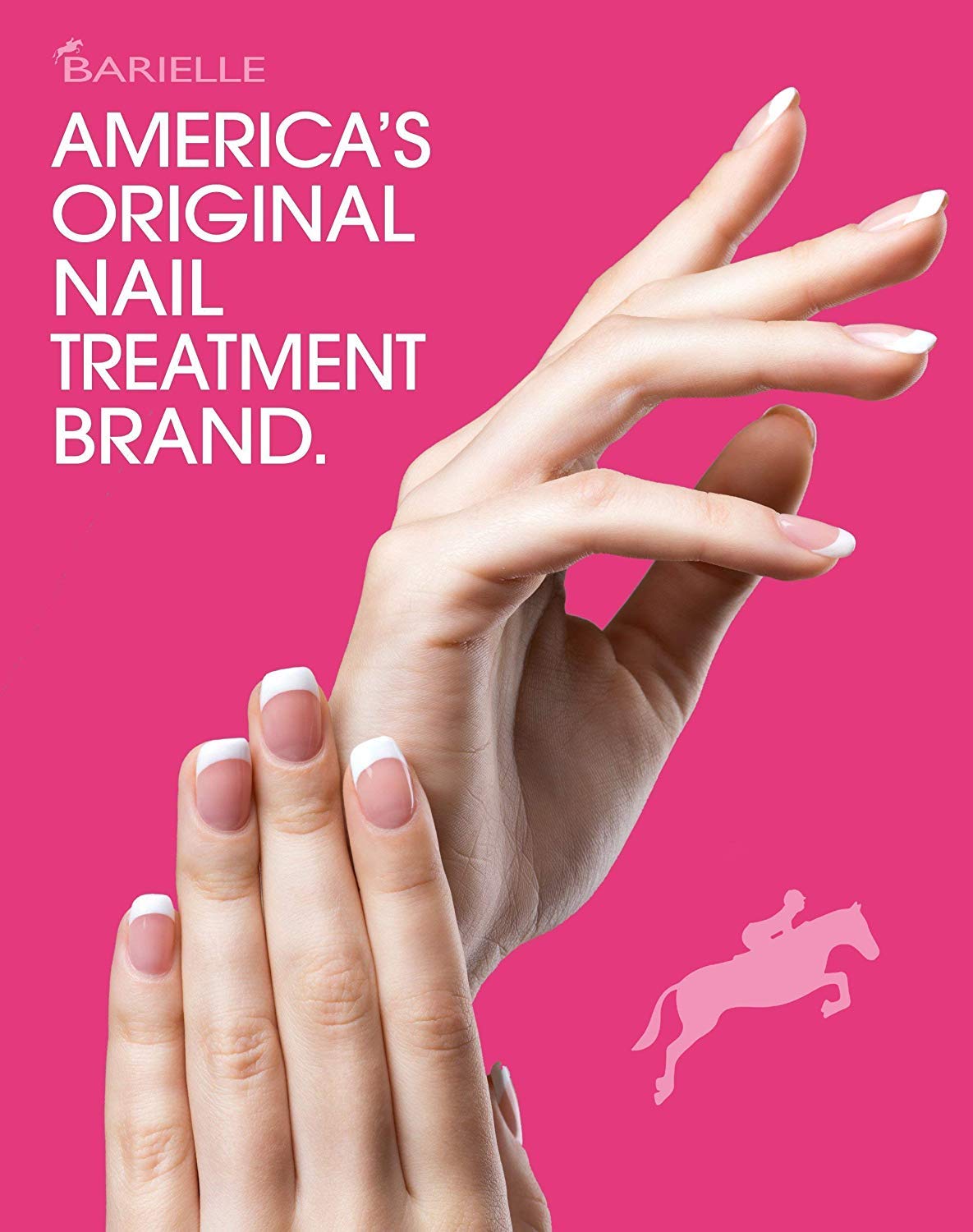 BARIELLE before and after nails showing reduced splitting and stronger look