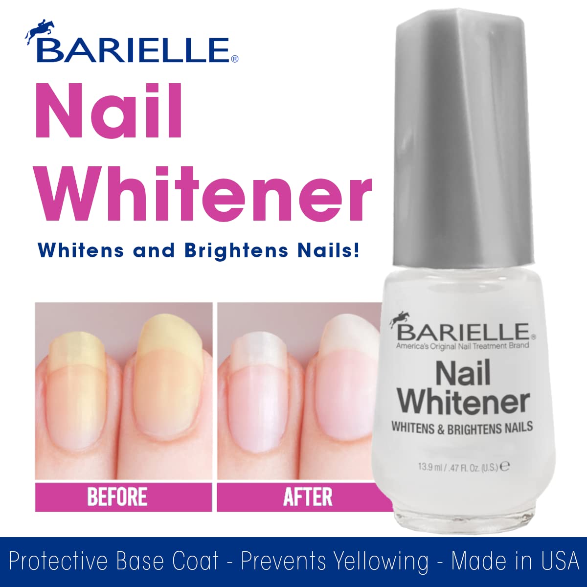 Barielle applicator brush delivering precise whitening action