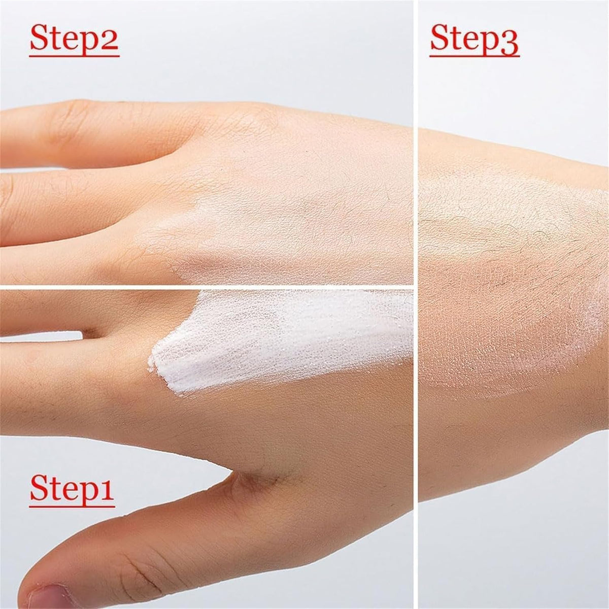 BARUBT before and after comparison highlighting concealment and natural-looking coverage