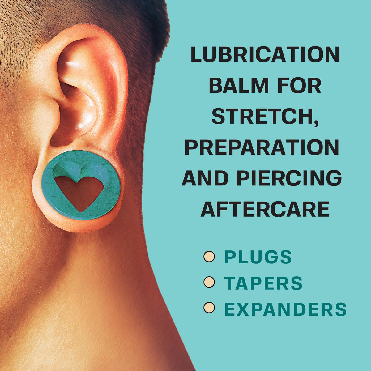 BASE LABORATORIES application on fingers demonstrating easy, mess-free balm use