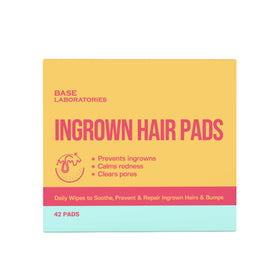 BASE LABORATORIES ingredient label close-up showing AHA BHA and soothing botanical blend