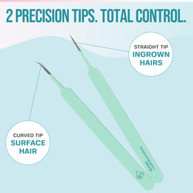BASE LABORATORIES pointed tip close-up highlighting fine precision for targeted hair removal