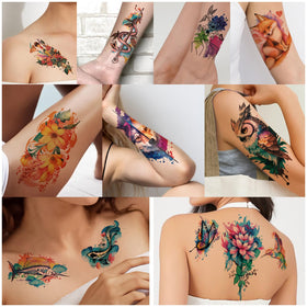 BASIFA hand with tattoo under water splash showing waterproof durability