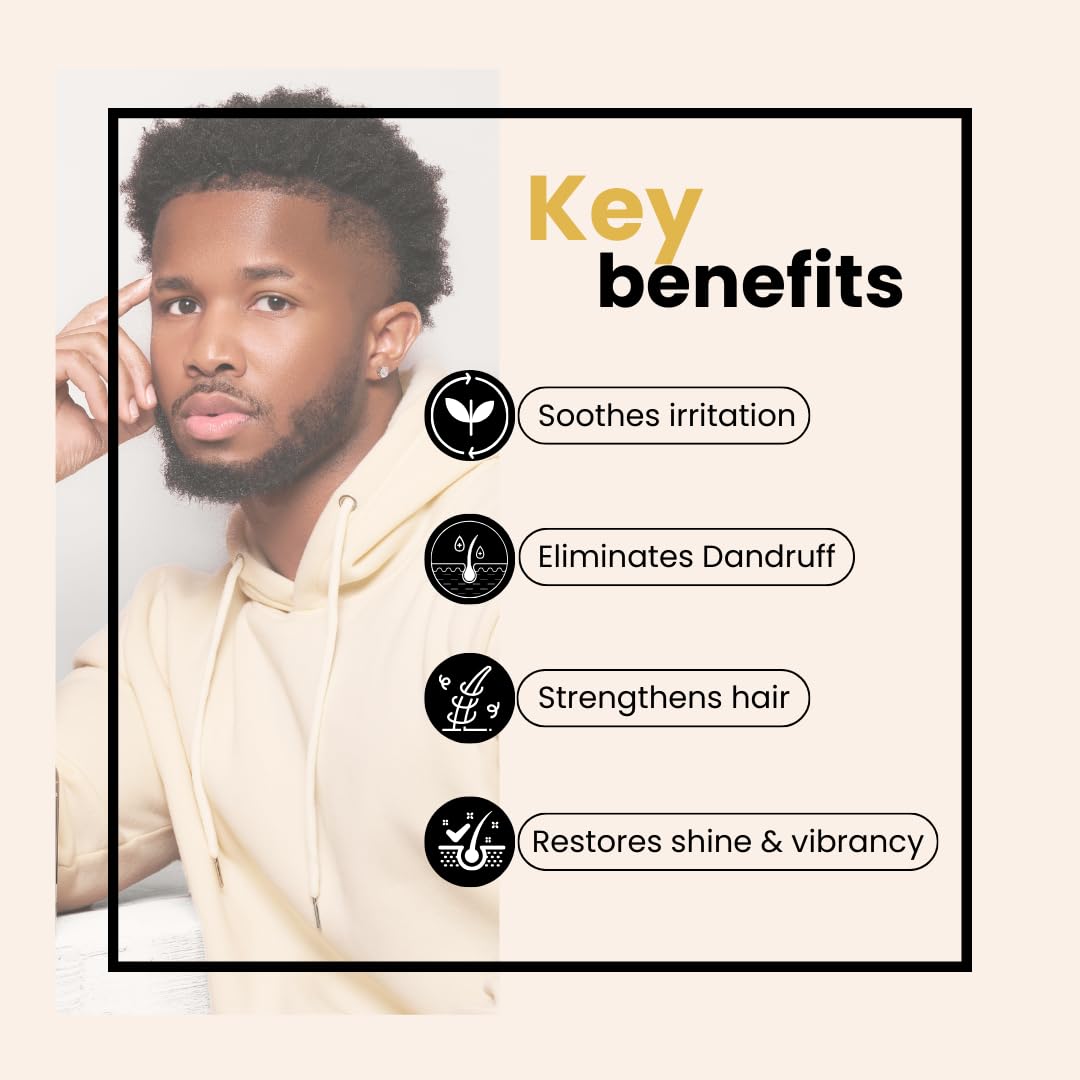 Bask & Lather oil massaged into beard showing improved skin hydration