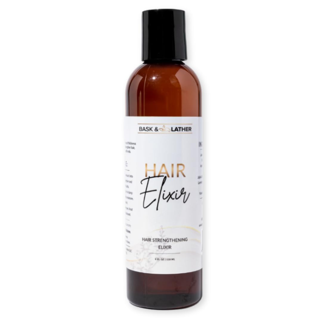 BASK & LATHER front packaging showing bottle and label for easy identification and trust