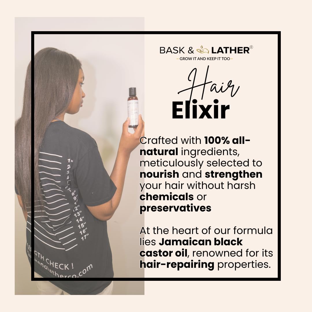 BASK & LATHER oil texture drop highlighting smooth consistency for fast absorption