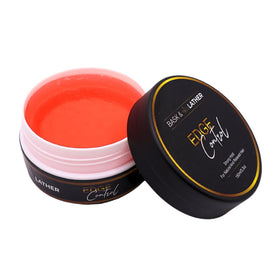 BASK & LATHER front packaging jar showing brand and product benefits