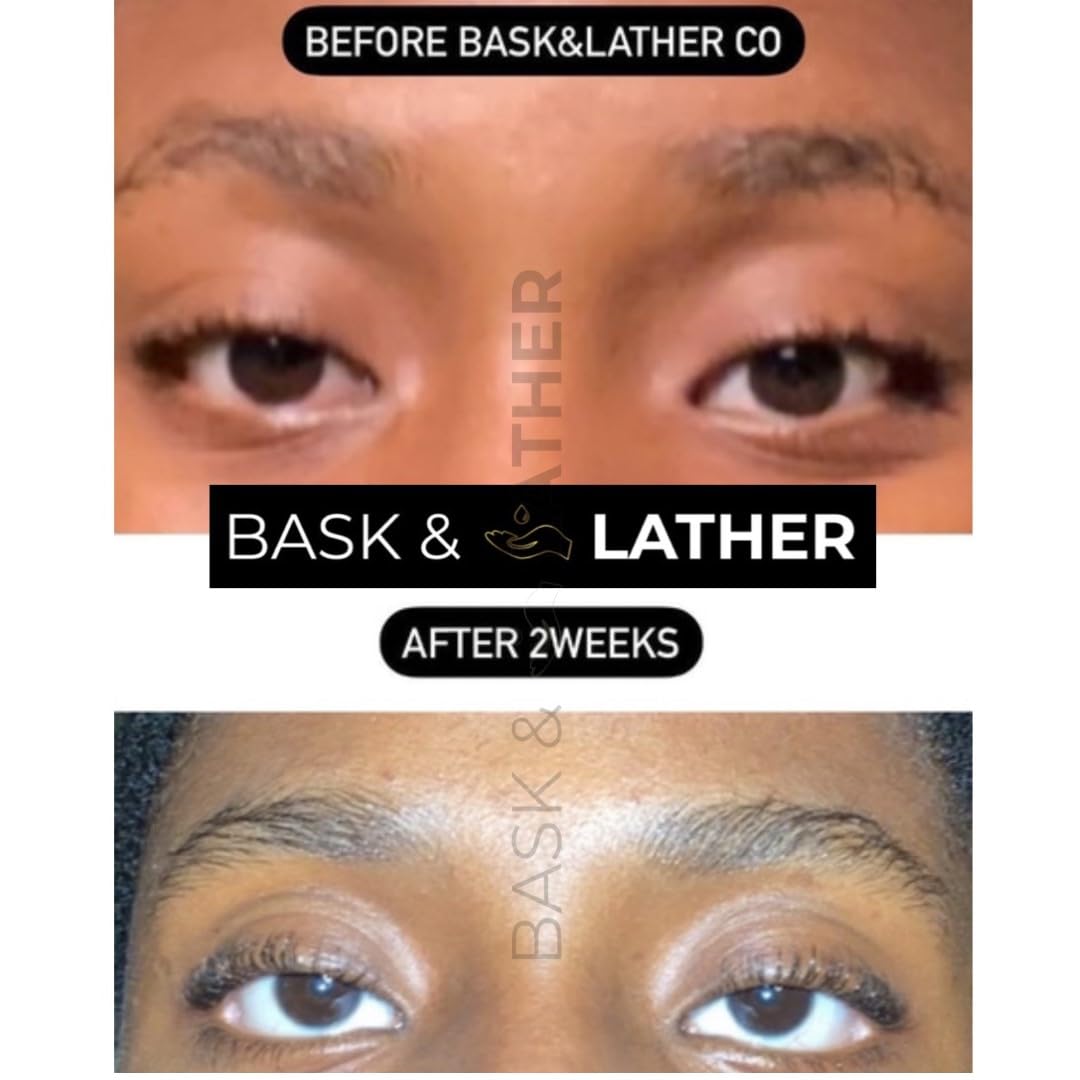 BASK & LATHER precision brush applicator close-up for accurate nightly application