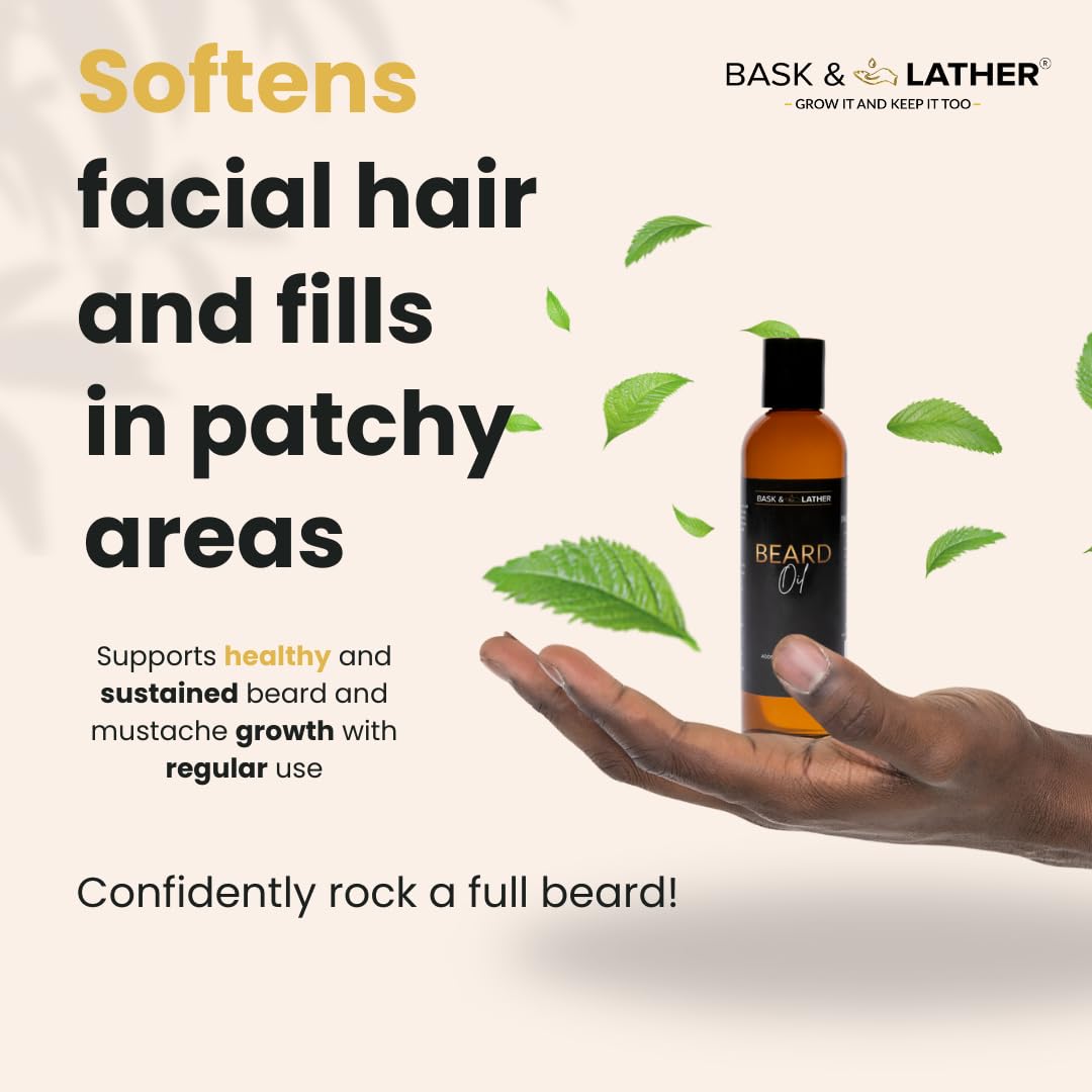 BASK & LATHER oil texture on skin close-up showing smooth absorption