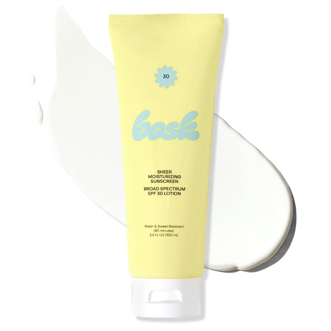 Bask front bottle 3.4 fl oz showing compact travel-friendly packaging and benefit