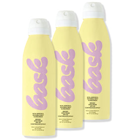 Bask front packaging showing three 5.5 oz non‑aerosol spray bottles, convenient value pack