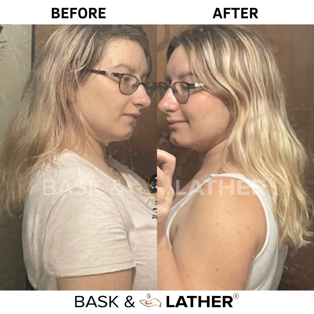 Bask & Lather edge control and brush for precise styling and hold