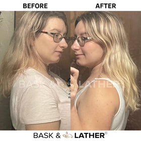 Bask & Lather edge control and brush for precise styling and hold