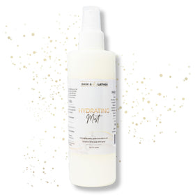 BASK & LATHER front bottle shot showing hydrating hair mist benefits