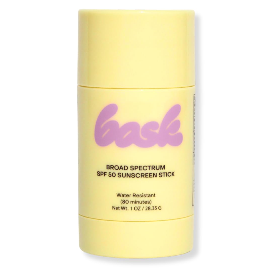 Bask front packaging view showing compact sunscreen stick for easy protection