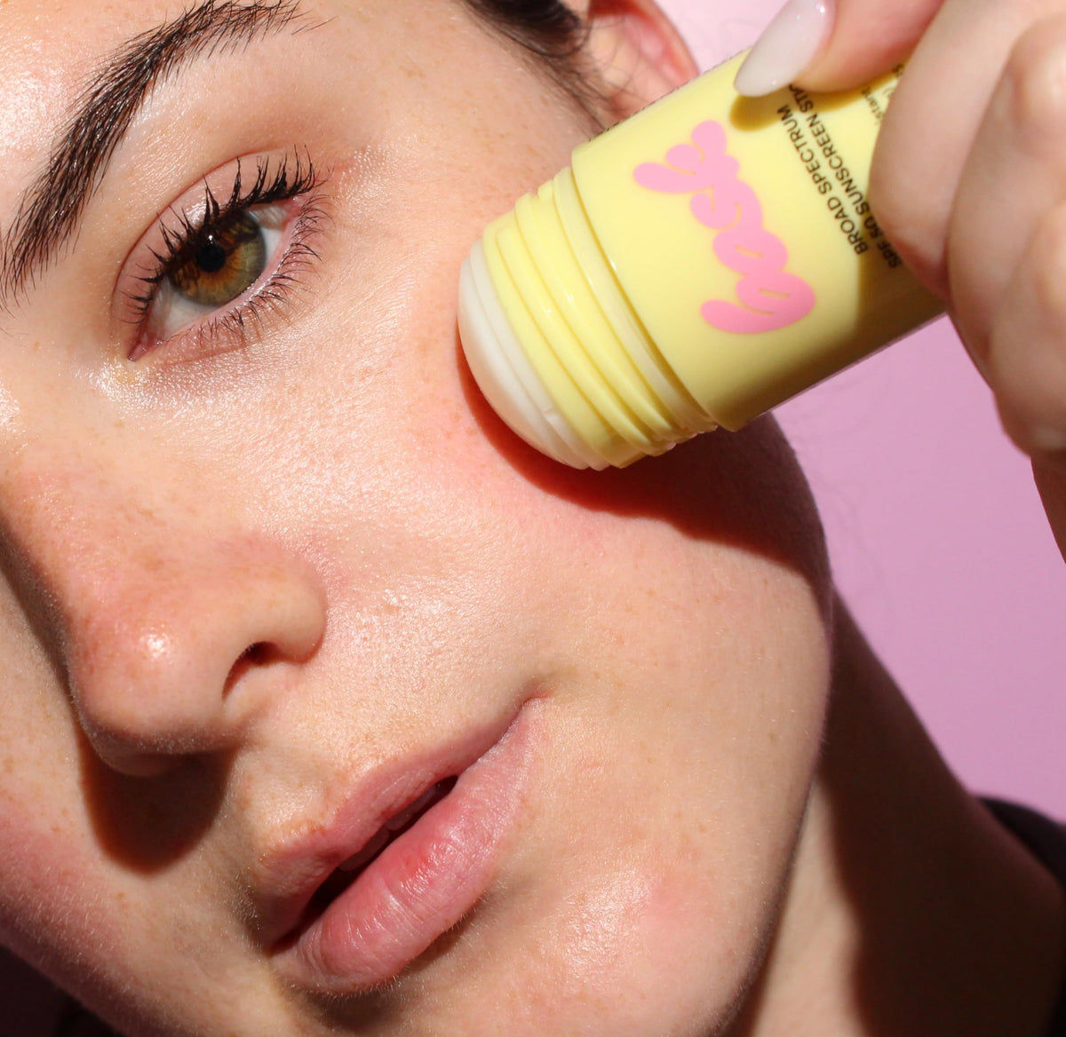 Bask lip-area coverage showing gentle, non-greasy protection for lips