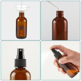 Bastelica bottle on bathroom vanity next to skincare items to illustrate routine use
