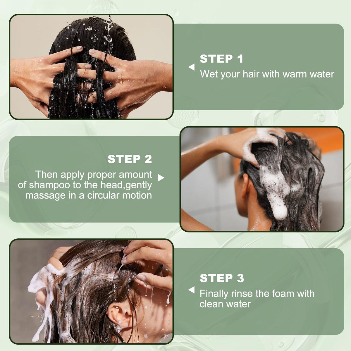 Batana Oil Shampoo with rosemary and Batana oil ingredients display