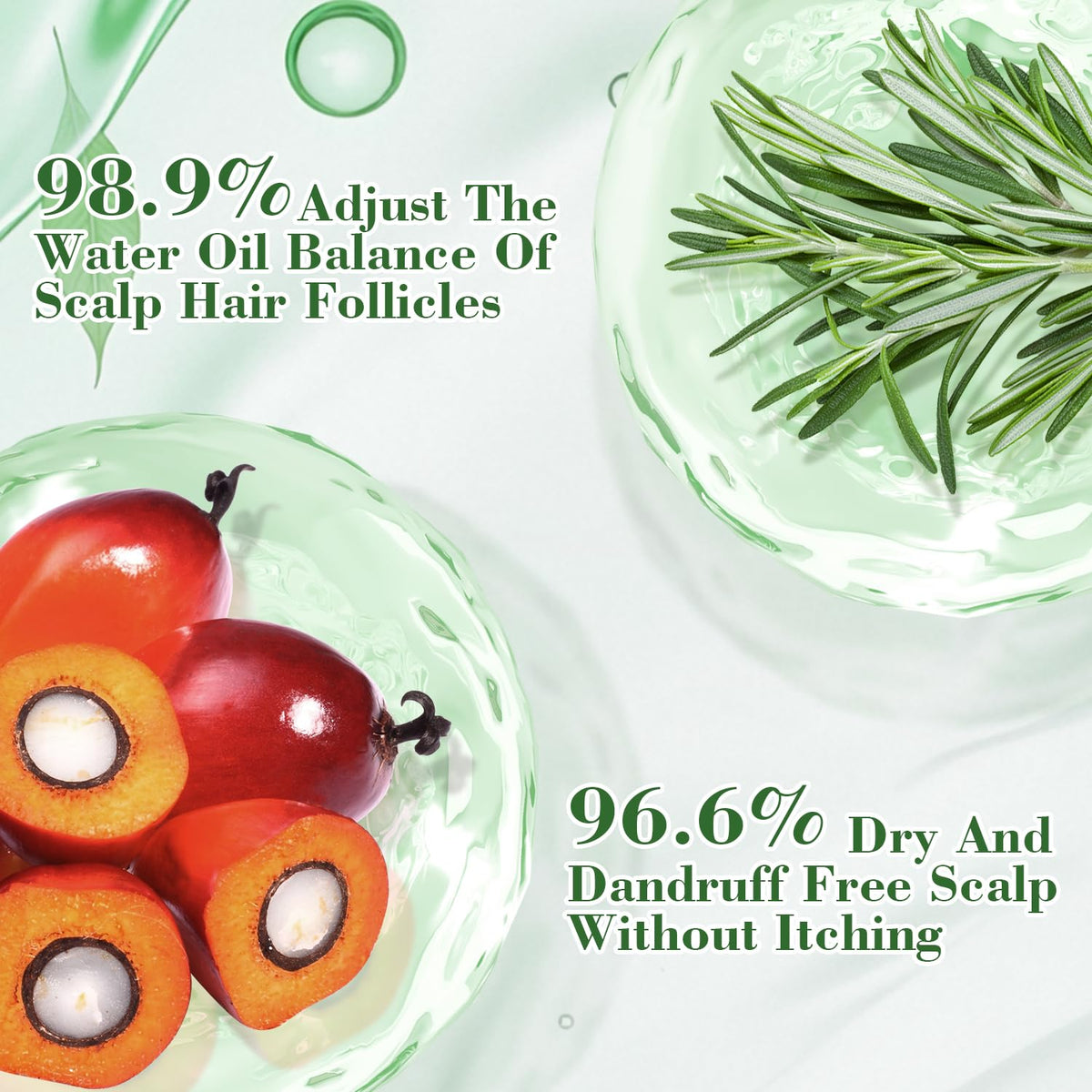 Batana Oil Shampoo applied to scalp illustrating targeted nourishment