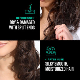 Close-up of batana oil texture, The-Mix-Up, demonstrating smooth emollient finish for shine