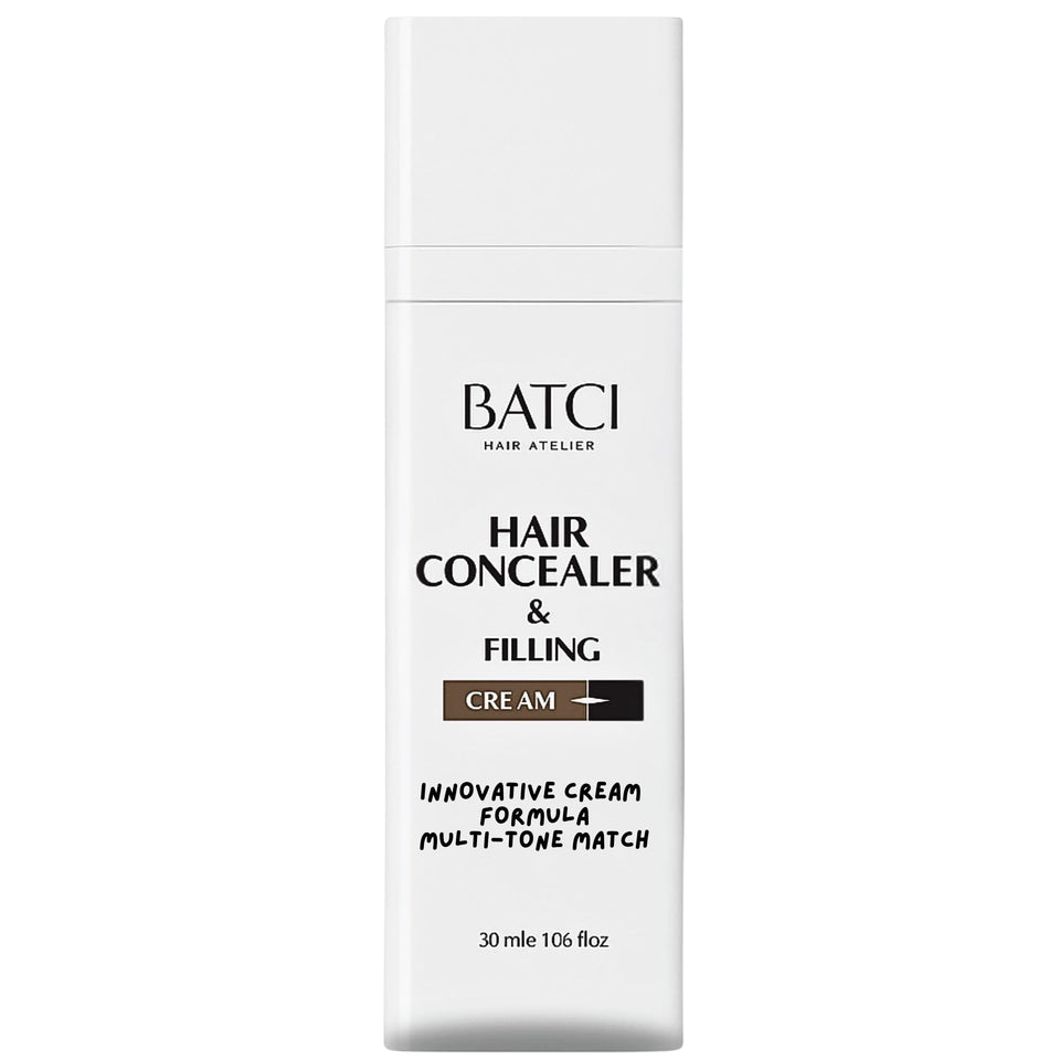 BATCI HAIR ATELIER front packaging showing tube and branding, clear product ID benefit